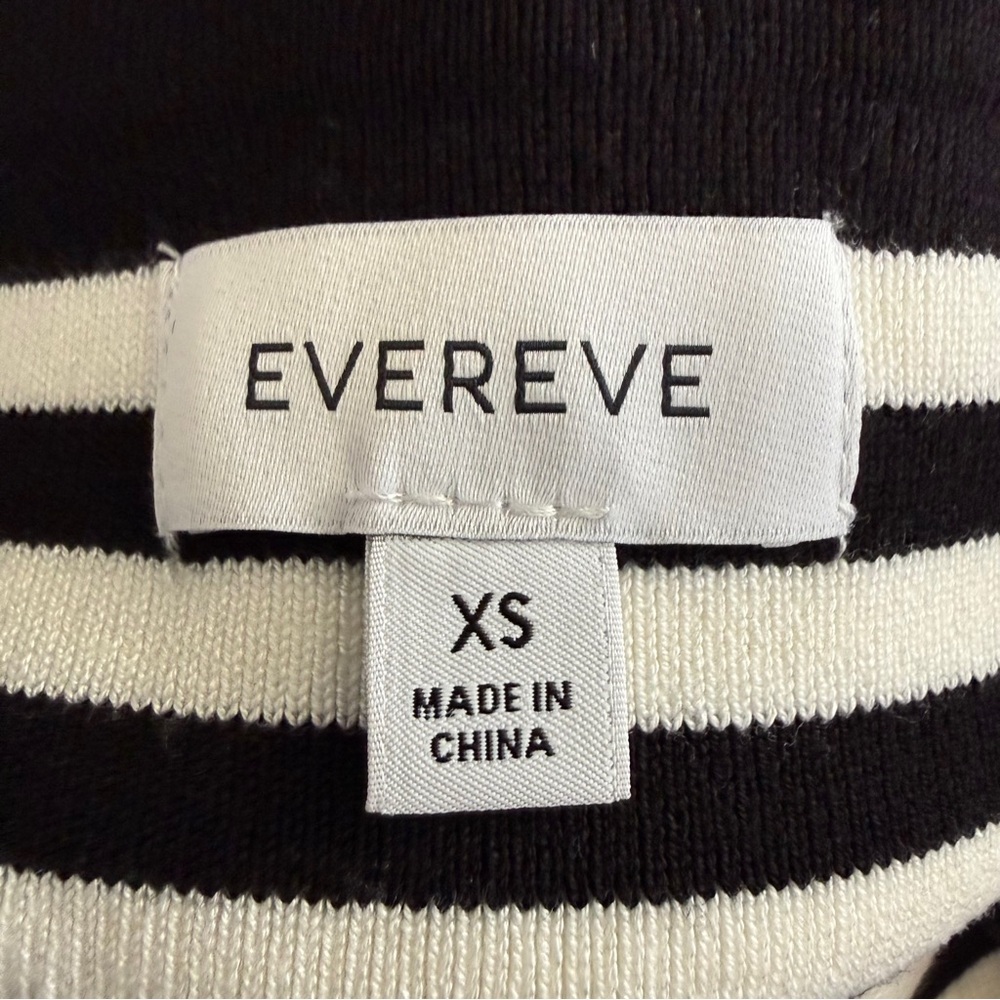Evereve Jane Striped Strapless Dress XS - Picture 5 of 7